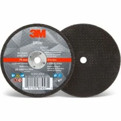 3M™ Silver Cut-off Wheel, 6-3/8" x .035" x 1/4" T1, Ceramic Grain, 36 Grit - Pkg Qty 50 7 3M™ Silver Cut-off Wheel, 6-3/8" x .035" x 1/4" T1, Ceramic Grain, 36 Grit - Pkg Qty 50 -Abrasives Sales Store 333 00051125874571