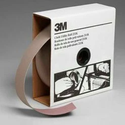 3M Utility Cloth Roll, 2 W x 50 Yd, Aluminum Oxide, 180 Grit