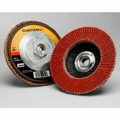 3M™ Cubitron™ II Flap Disc 967A 4-1/2" x 5/8-11 INT 40 Grit Ceramic Grain - Pkg Qty 10