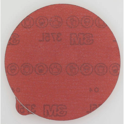 3M™ Stikit™ Film Disc w/Tab 375L 5" X NH 60 Grit Aluminum Oxide - Pkg Qty 250 1 3M™ Stikit™ Film Disc w/Tab 375L 5" X NH 60 Grit Aluminum Oxide - Pkg Qty 250