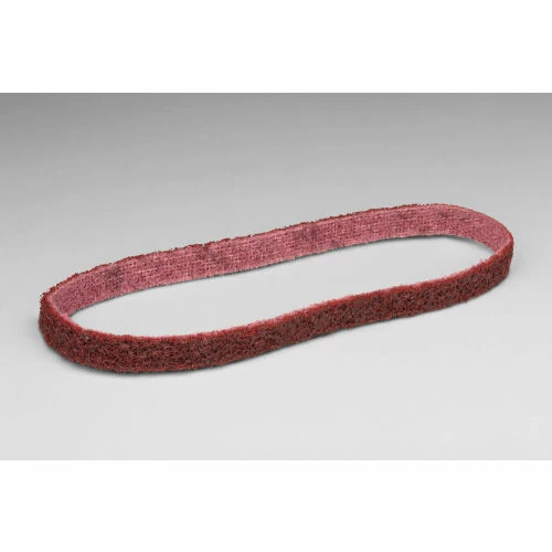 3M™ Scotch-Brite™ Surface Conditioning Belt 3/8" X 13" Aluminum Oxide MED Grit - Pkg Qty 20 1 3M™ Scotch-Brite™ Surface Conditioning Belt 3/8" X 13" Aluminum Oxide MED Grit - Pkg Qty 20
