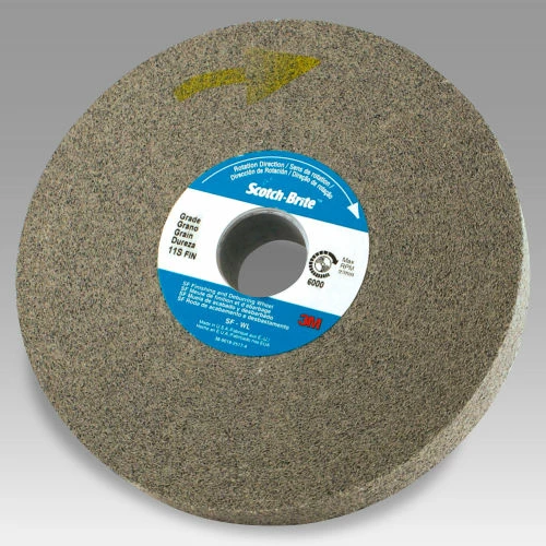 3M™ Scotch-Brite™ Light Deburring Wheel 6" x 1/2" x 1" FIN 6S Grit Silicon Carbide - Pkg Qty 4 1 3M™ Scotch-Brite™ Light Deburring Wheel 6" x 1/2" x 1" FIN 6S Grit Silicon Carbide - Pkg Qty 4