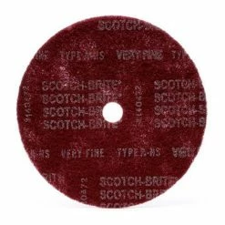 3M™ Scotch-Brite™ High Strength Disc 12" x 1-1/4" VFN Grit Aluminum Oxide - Pkg Qty 25