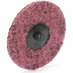 3M™ Scotch-Brite™ Roloc™ Disc SC-DR 3" Diameter TR Aluminum Oxide MED Grit - Pkg Qty 25