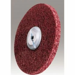 3M™ Scotch-Brite™ Metal Finishing Unitized Wheel 6" x 1" x 1" MED Grit Aluminum Oxide - Pkg Qty 2