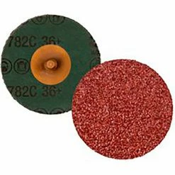 3M™ Roloc™ Fibre Disc 782C, 36+, TR, 3 in, Die R300V, 50 per inner, 200 Per Case - Pkg Qty 200