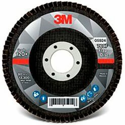 3M™ Flap Disc 769F, 05924, T27, 4 1/2" x 7/8 in, 120+ YF-weight, 10 Per Case - Pkg Qty 10
