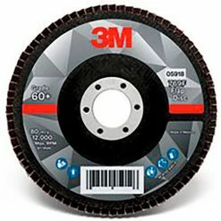 3M™ Flap Disc 769F, 05918, T27, 5" x 7/8 in, 60+ YF-weight, 10 Per Case - Pkg Qty 10
