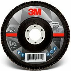 3M™ Flap Disc 769F, 05916, T29, 5" x 7/8 in, 40+ YF-weight, 10 Per Case - Pkg Qty 10
