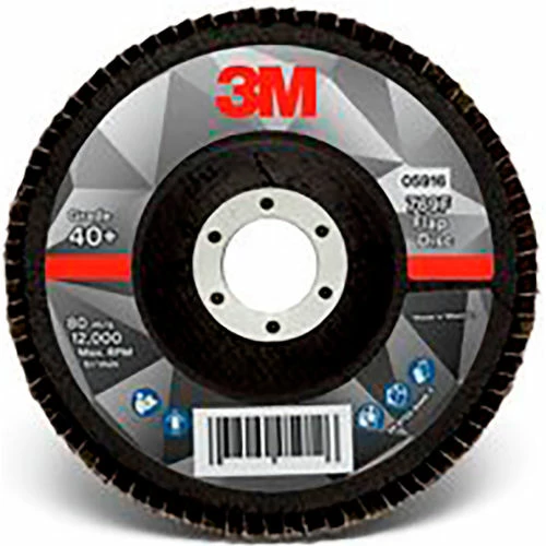 3M Flap Disc 769F, 05916, T29, 5" x 7/8 in, 40+ YF-weight, 10 Per Case - Pkg Qty 10 1 3M Flap Disc 769F, 05916, T29, 5" x 7/8 in, 40+ YF-weight, 10 Per Case - Pkg Qty 10
