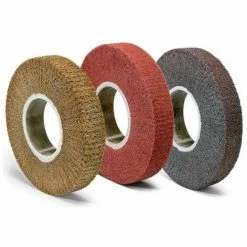 3M™ Scotch-Brite™ Finishing Flap Brush 3" x 1-3/4" x 1/4" CRS Grit Aluminum Oxide - Pkg Qty 10