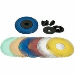 3M™ Scotch-Brite™ Radial Bristle Brush, 6" x 1/2" x 1" Ceramic 50 Grit