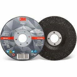 3M™ Silver Depressed Center Grinding Wheel, 4-1/2" x 1/4" x 7/8" T27, Ceramic Grain - Pkg Qty 10