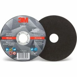 3M™ Silver Cut-off Wheel, 5" x 0.45" x 7/8" T1, Ceramic Grain, 36 Grit - Pkg Qty 50