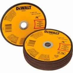 DeWalt DWA8054 Metal Cutting Wheel - 7" DIA.- .045" Thick Aluminum Oxide - Pkg Qty 25 8 DeWalt DWA8054 Metal Cutting Wheel - 7" DIA.- .045" Thick Aluminum Oxide - Pkg Qty 25 -Abrasives Sales Store B1037009 02