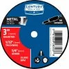Century Drill & Tool Century Drill 08303 Cutting Wheel 3" x 1/4" Aluminum Oxide