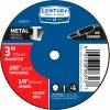 Century Drill & Tool Century Drill 08313 Cutting Wheel 3" x 3/8" Aluminum Oxide