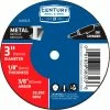 Century Drill & Tool Century Drill 08323 Cutting Wheel 3" x 3/8" Aluminum Oxide