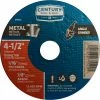 Century Drill & Tool Century Drill 75522 Cutting Wheel 4-1/2" x 7/8" Aluminum Oxide