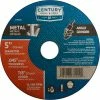 Century Drill & Tool Century Drill 75524 Cutting Wheel 5" x 7/8" Aluminum Oxide