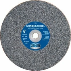 Century Drill & Tool Century Drill 75861 Grinding Wheel 6" Dia. Universal Arbor 36 Grit Aluminum Oxide