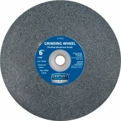 Century Drill & Tool Century Drill 75863 Grinding Wheel 6" Dia. Universal Arbor 90 Grit Aluminum Oxide