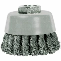 Century Drill & Tool Century Drill 76023 Angle Grinder Cup Brush 3"Dia. Knot Steel 0.02"