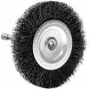 Century Drill & Tool Century Drill 76441 Drill Radial Wire Brush 4" Dia. Steel Crimped