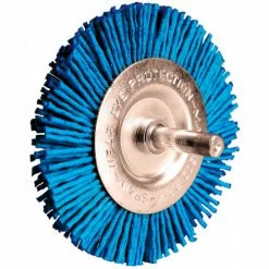 Century Drill & Tool Century Drill 77433 End Brush 3" Dia. 1/4" Shank Size Nylon