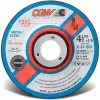 CGW Abrasives 36220 Depressed Center Wheel 4-1/2" x 1/8" x 5/8-11" 24 Grit T27 Aluminium Oxide - Pkg Qty 10