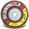 CGW Abrasives 36349 Abrasive Flap Disc 5" x 7/8" 60 Grit Zirconia - Pkg Qty 10