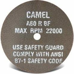 CGW Abrasives 35503 Cut-Off Wheel 3" x 3/8" 36 Grit Type 1 Aluminum Oxide - Pkg Qty 50