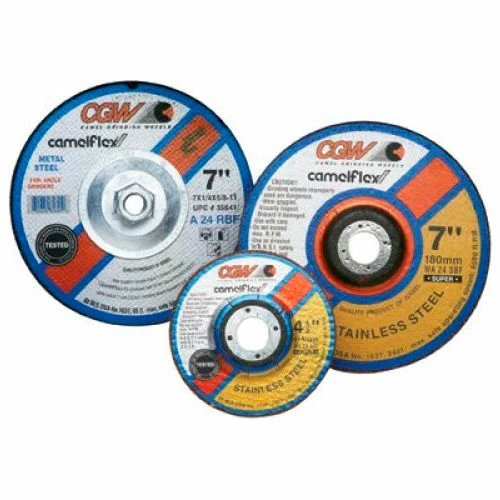 CGW Abrasives 45048 Depressed Center Wheel 6" x 1/4" x 7/8" Type 27 24 Grit Aluminum Oxide - Pkg Qty 25 1 CGW Abrasives 45048 Depressed Center Wheel 6" x 1/4" x 7/8" Type 27 24 Grit Aluminum Oxide - Pkg Qty 25