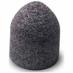 CGW Abrasives GCW Abrasives Cone Round Tip 2-3/4" x 3-1/2" - 5/8-11 Shank, 16, Pink - Pkg Qty 10