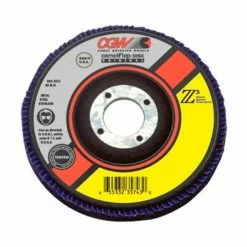 CGW Abrasives 54021 Abrasive Flap Disc 4-1/2" x 7/8" 36 Grit Zirconia - Pkg Qty 10