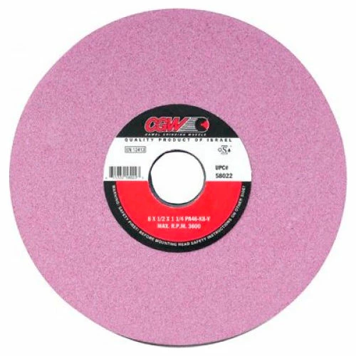 CGW Abrasives 58006 Pink Surface Grinding Wheels 7" 46 Grit Aluminum Oxide - Pkg Qty 10 1 CGW Abrasives 58006 Pink Surface Grinding Wheels 7" 46 Grit Aluminum Oxide - Pkg Qty 10