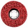 CGW Abrasives 59204 Ez Strip Wheels, Non-Woven 4.5" Extra Course Silicon Carbide - Pkg Qty 10