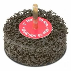 CGW Abrasives 70054 Ez Strip Wheels, Non-Woven 4" Fine Silicon Carbide - Pkg Qty 10