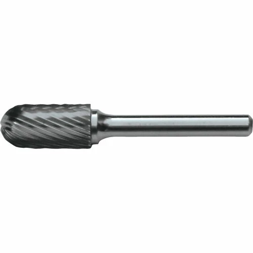 Cle-Line 1847 SC-3L6 3/8 x 1/4 Standard Cut Cylindrical Ball Nose Bur 1 Cle-Line 1847 SC-3L6 3/8 x 1/4 Standard Cut Cylindrical Ball Nose Bur