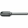 Cle-Line 1847 SC-5 1/2 x 1/4 Standard Cut Cylindrical Ball Nose Bur