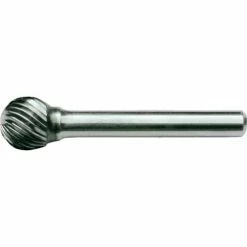 Cle-Line 1853 SD-1L6 1/4 x 1/4 Standard Cut Ball Shaped Bur