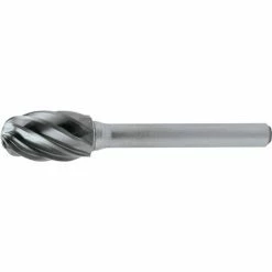 Cle-Line 1851 SE-3 3/8 x 1/4 Aluminum Cut Egg Shaped Bur
