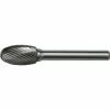 Cle-Line 1851 SE-1 1/4 x 1/4 Standard Cut Egg Shaped Bur