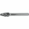Cle-Line 1848 SF-5 1/2 x 1/4 Aluminum Cut Round Nose Tree Bur