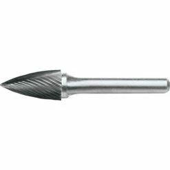 Cle-Line 1849 SG-44 3.00mm x 12.7mm Standard Cut Pointed Tree Bur