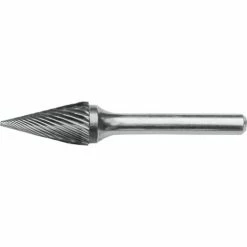 Cle-Line 1850 SM-3 1/4 x 1/4 Standard Cut Pointed Cone Bur