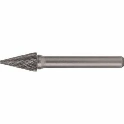 Cle-Line 1850 SM-4 9.53mm x 15.9mm Double Cut Pointed Cone Bur