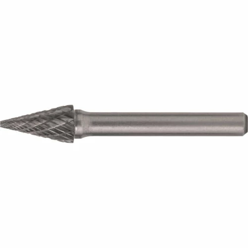 Cle-Line 1850 SM-4 3/8 x 1/4 Double Cut Pointed Cone Bur 1 Cle-Line 1850 SM-4 3/8 x 1/4 Double Cut Pointed Cone Bur