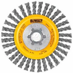 DeWalt DW49202B HP Stringer Wire Wheel 6" X 5/8-11" .020" Carbon Wire Carbon Steel - Pkg Qty 6