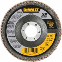 DeWalt DWA8280 Flap Disc 4-1/2" X 7/8" T29 Ceramic 40 Grit - Pkg Qty 10
